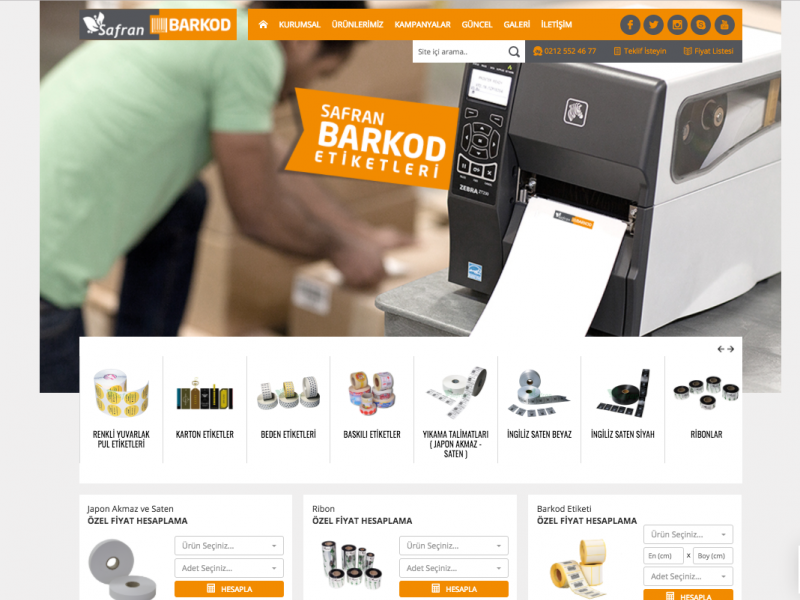 Safran Barkod Web Sitesi Yenilendi!
